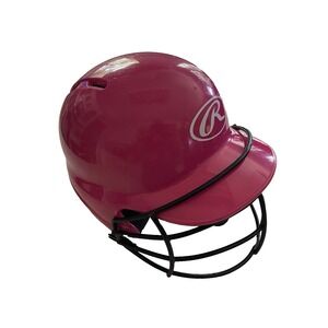 Rawlings Youth Baseball Batting Helmet MLTBH-R1 Pink Fits Sizes 6 1/4–6 7/8
